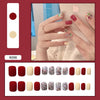 12 Sizes-24 Pcs Press On Nails R081