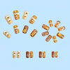 12 Sizes-24 Pcs Press On Nails Y250