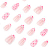 12 Sizes-24 Pcs Press On Nails JP4305