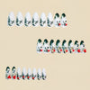 12 Sizes-24 Pcs Press On Nails Y1299