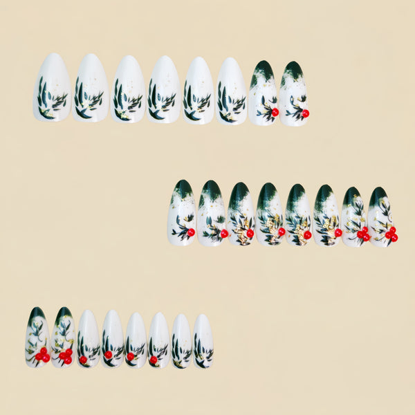 12 Sizes-24 Pcs Press On Nails Y1299
