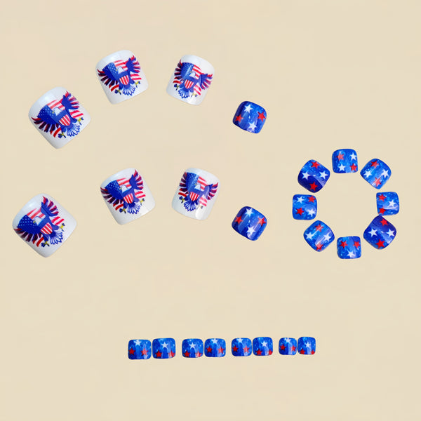 12 Sizes-24 Pcs Press On Nails Y1973