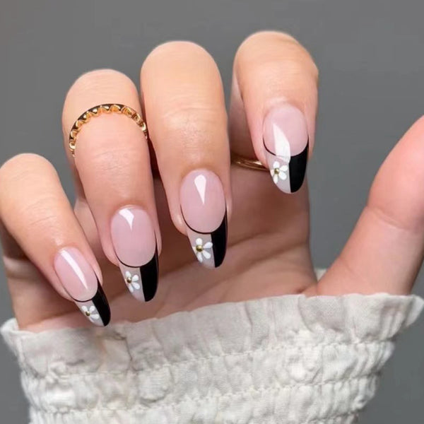 12 Sizes-24 Pcs Press On Nails JP1581