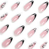 12 Sizes-24 Pcs Press On Nails JP2741