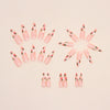 12 Sizes-24 Pcs Press On Nails W835