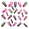 12 Sizes-24 Pcs Press On Nails Y972