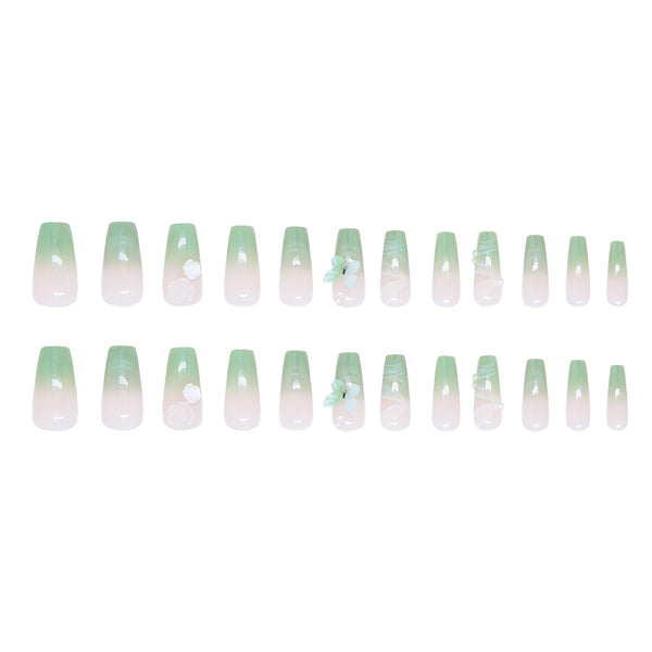12 Sizes-24 PcsPress On Nails Z1142