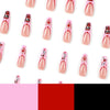 12 Sizes-24 Pcs Press On Nails JP2343