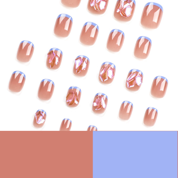 12 Sizes-24 Pcs Press On Nails JP2942