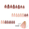 12 Sizes-24 Pcs Press On Nails JP3790