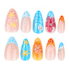 12 Sizes-24 Pcs Press On Nails JP3900
