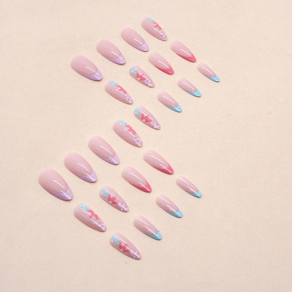 12 Sizes-24 Pcs Press On Nails W851