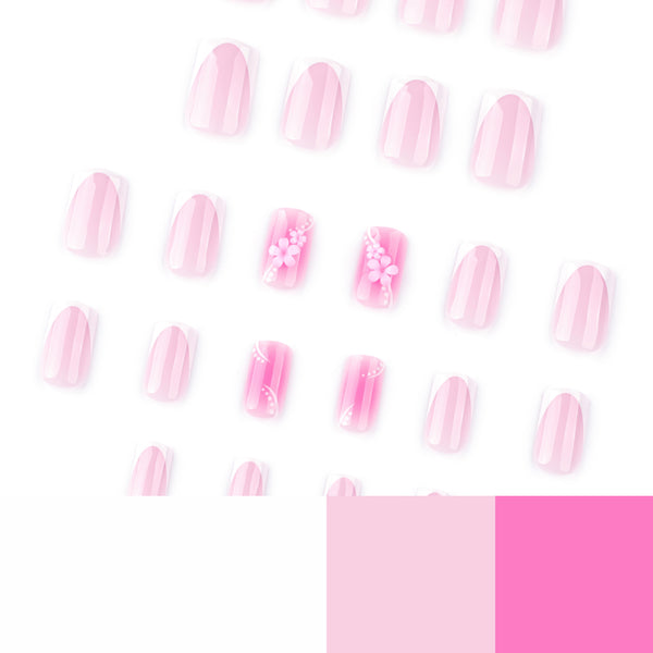 12 Sizes-24 Pcs Press On Nails JP3892