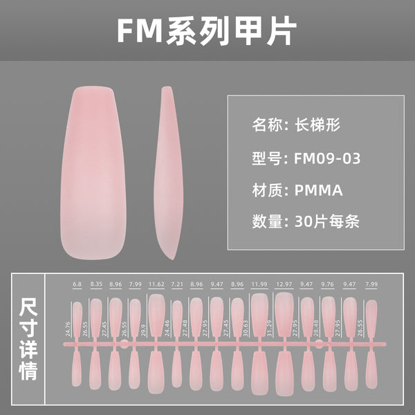 15 Sizes-30 Pcs Press On Nails FM09-01