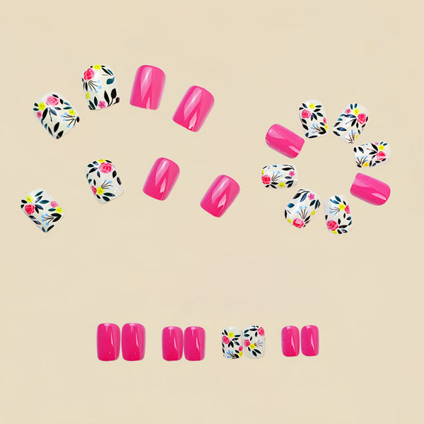12 Sizes-24 Pcs Press On Nails Y745