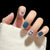 12 Sizes-24 Pcs Press On Nails R285
