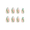 12 Sizes-24 Pcs Press On Nails W043