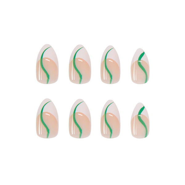12 Sizes-24 Pcs Press On Nails W043