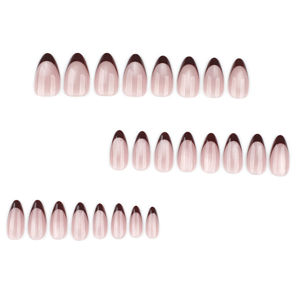 12 Sizes-24 Pcs Press On Nails JP4179