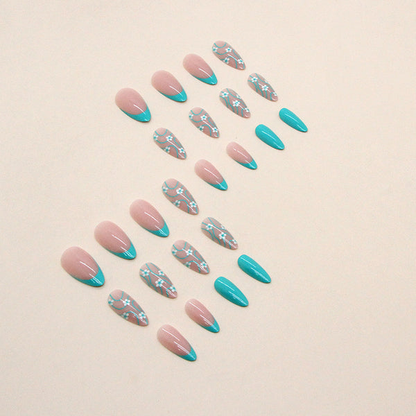 12 Sizes-24 Pcs Press On Nails W1039