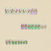 12 Sizes-24 Pcs Press On Nails Y638