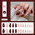 12 Sizes-24 Pcs Press On Nails W2021