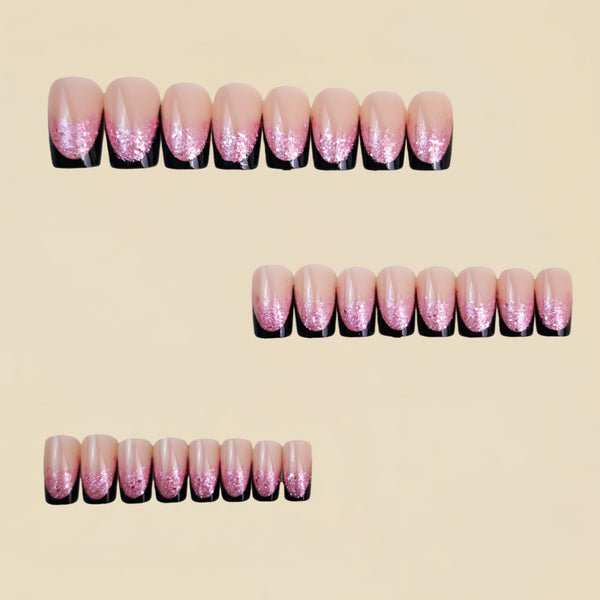 12 Sizes-24 Pcs Press On Nails Y1729-2