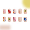 12 Sizes-24 Pcs Press On Nails C043