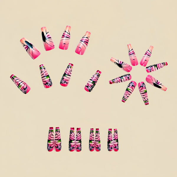 12 Sizes-24 Pcs Press On Nails Y757
