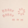 12 Sizes-24 Pcs Press On Nails W452
