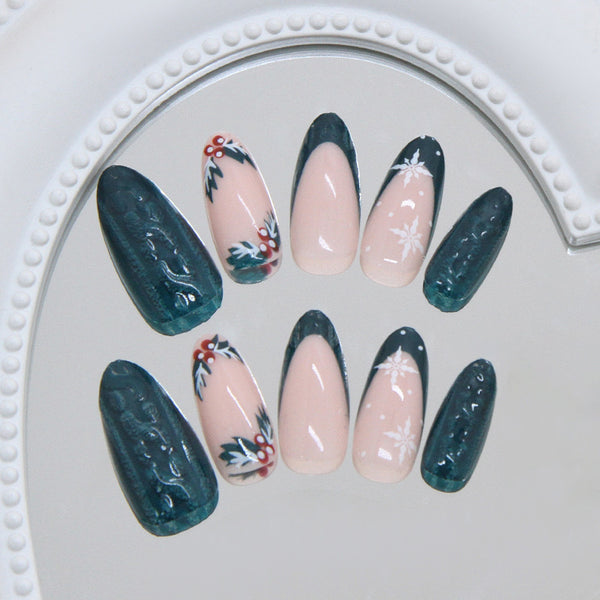 30 Pcs Press On Nails W2099