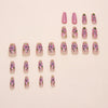 12 Sizes-24 Pcs Press On Nails W1883