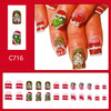 12 Sizes-24 Pcs Press On Nails C716