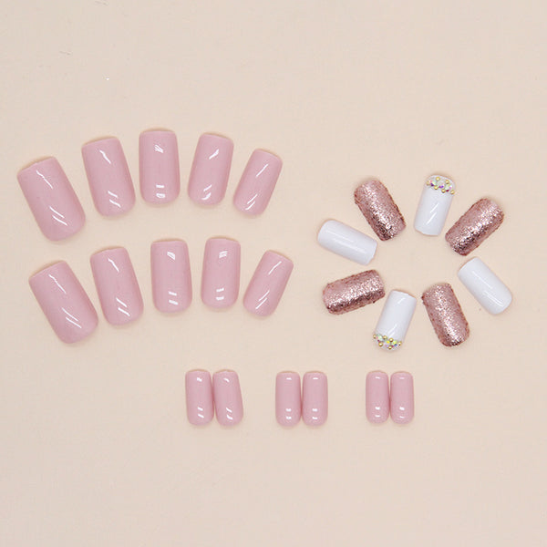 12 Sizes-24 Pcs Press On Nails Z656