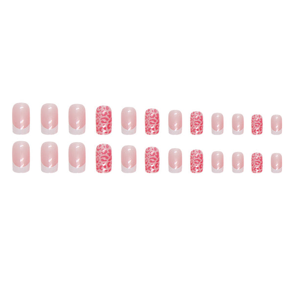 12 Sizes-24 Pcs Press On Nails W710