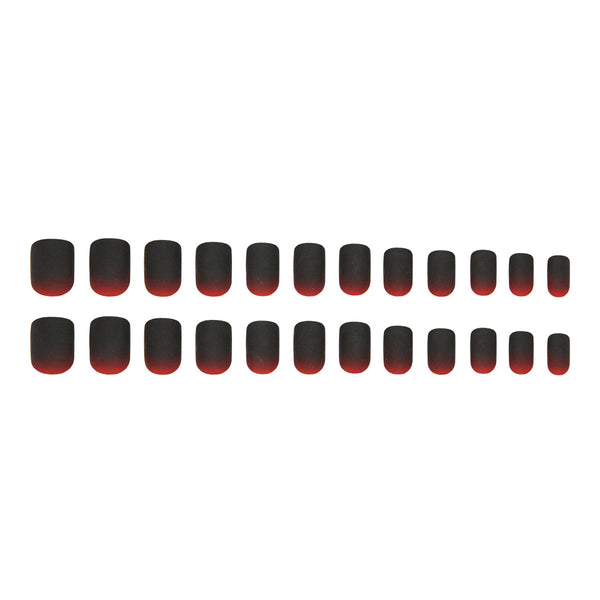 12 Sizes-24 Pcs Press On Nails R934
