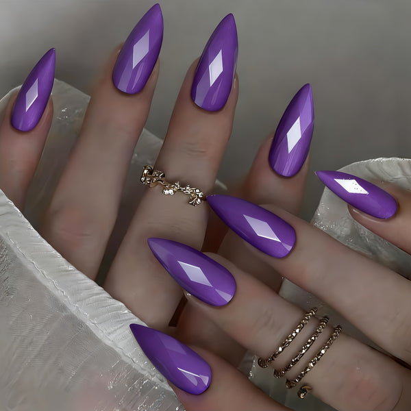 12 Sizes-24 Pcs Press On Nails Y1833
