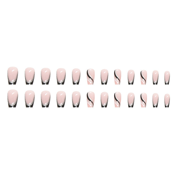 12 Sizes-24 Pcs Press On Nails W298