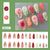 12 Sizes-24 Pcs Press On Nails W2015