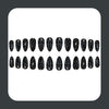 12 Sizes-24 Pcs Press On Nails MX269