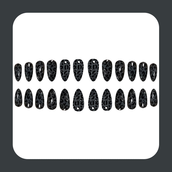 12 Sizes-24 Pcs Press On Nails MX269
