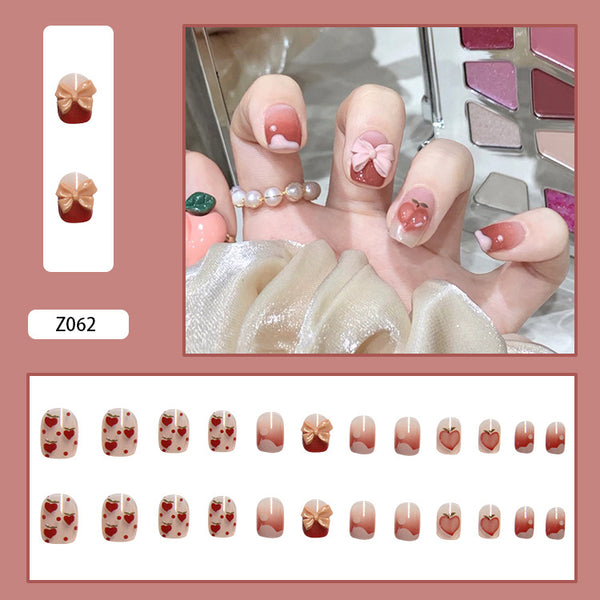 12 Sizes-24 Pcs Press On Nails Z041