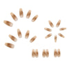 12 Sizes-24 Pcs Press On Nails R251