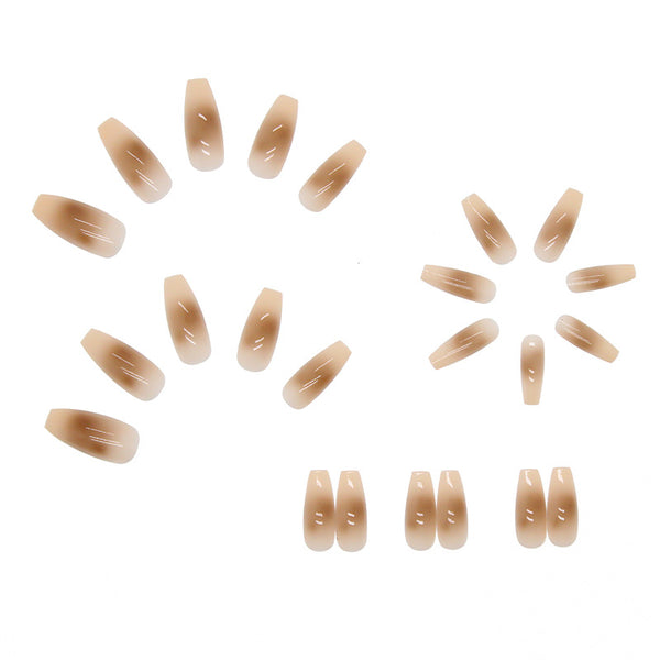 12 Sizes-24 Pcs Press On Nails R251