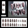 12 Sizes-24 Pcs Press On Nails W1984