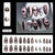 12 Sizes-24 Pcs Press On Nails W1984