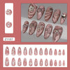 12 Sizes-24 Pcs Press On Nails Z1107