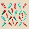 12 Sizes-24 Pcs Press On Nails Y553