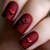12 Sizes-24 Pcs Press On Nails Y1661