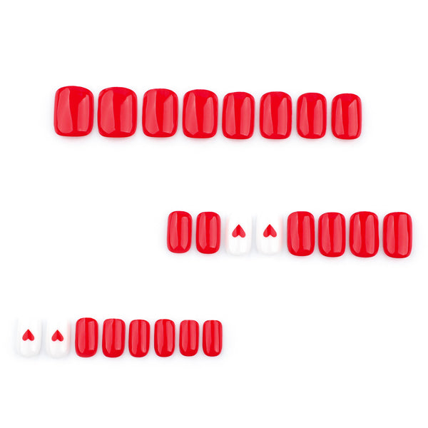 12 Sizes-24 Pcs Press On Nails JP3640